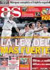 Portada diario AS del 8 de Noviembre de 2010