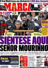 Portada diario Marca del 11 de Noviembre de 2010