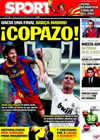 Portada diario Sport del 19 de Noviembre de 2010