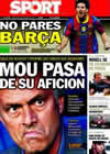 Portada diario Sport del 20 de Noviembre de 2010