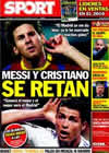 Portada diario Sport del 26 de Noviembre de 2010