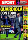 Portada diario Sport del 27 de Noviembre de 2010