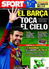 Portada diario Sport del 1 de Diciembre de 2010