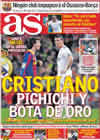 Portada diario AS del 6 de Diciembre de 2010