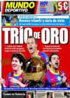 Portada Mundo Deportivo del 6 de Diciembre de 2010