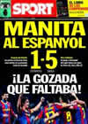 Portada diario Sport del 19 de Diciembre de 2010