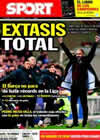 Portada diario Sport del 20 de Diciembre de 2010