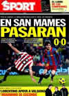 Portada diario Sport del 22 de Diciembre de 2010