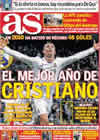 Portada diario AS del 28 de Diciembre de 2010