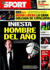 Portada diario Sport del 29 de Diciembre de 2010