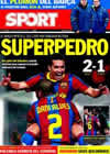 Portada diario Sport del 3 de Enero de 2011