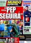 Portada Mundo Deportivo del 4 de Enero de 2011