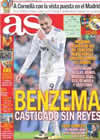 Portada diario AS del 6 de Enero de 2011