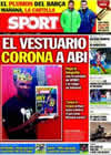 Portada diario Sport del 7 de Enero de 2011