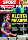 Portada diario Sport del 8 de Enero de 2011