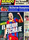 Portada Mundo Deportivo del 24 de Enero de 2011