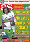 Portada diario AS del 28 de Enero de 2011