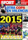 Portada diario Sport del 28 de Enero de 2011