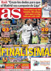 Portada diario AS del 3 de Febrero de 2011