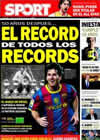 Portada diario Sport del 5 de Febrero de 2011