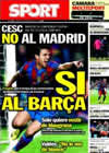 Portada diario Sport del 11 de Febrero de 2011