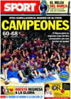 Portada diario Sport del 14 de Febrero de 2011