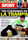 Portada diario Sport del 19 de Febrero de 2011