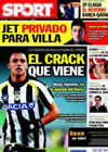 Portada diario Sport del 1 de Marzo de 2011