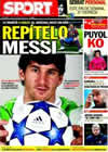 Portada diario Sport del 7 de Marzo de 2011