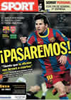 Portada diario Sport del 8 de Marzo de 2011