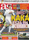 Portada diario AS del 9 de Marzo de 2011