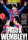 Portada Mundo Deportivo del 9 de Marzo de 2011