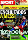 Portada diario Sport del 10 de Marzo de 2011