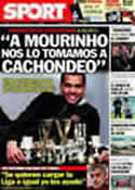 Portada diario Sport del 12 de Marzo de 2011