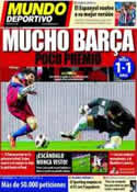 Portada Mundo Deportivo del 14 de Marzo de 2011