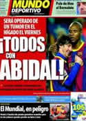 Portada Mundo Deportivo del 16 de Marzo de 2011