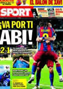 Portada diario Sport del 20 de Marzo de 2011