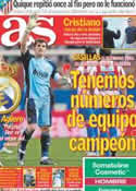 Portada diario AS del 21 de Marzo de 2011