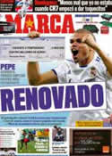 Portada diario Marca del 21 de Marzo de 2011