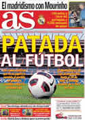 Portada diario AS del 23 de Marzo de 2011