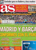 Portada diario AS del 24 de Marzo de 2011