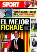 Portada diario Sport del 24 de Marzo de 2011