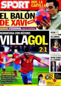 Portada diario Sport del 26 de Marzo de 2011