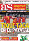 Portada diario AS del 30 de Marzo de 2011