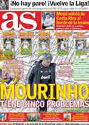 Portada diario AS del 31 de Marzo de 2011