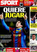 Portada diario Sport del 31 de Marzo de 2011