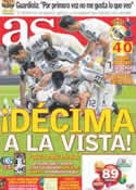 Portada diario AS del 6 de Abril de 2011