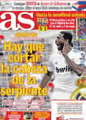 Portada diario AS del 7 de Abril de 2011