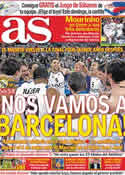 Portada diario AS del 8 de Abril de 2011