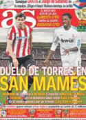 Portada diario AS del 9 de Abril de 2011